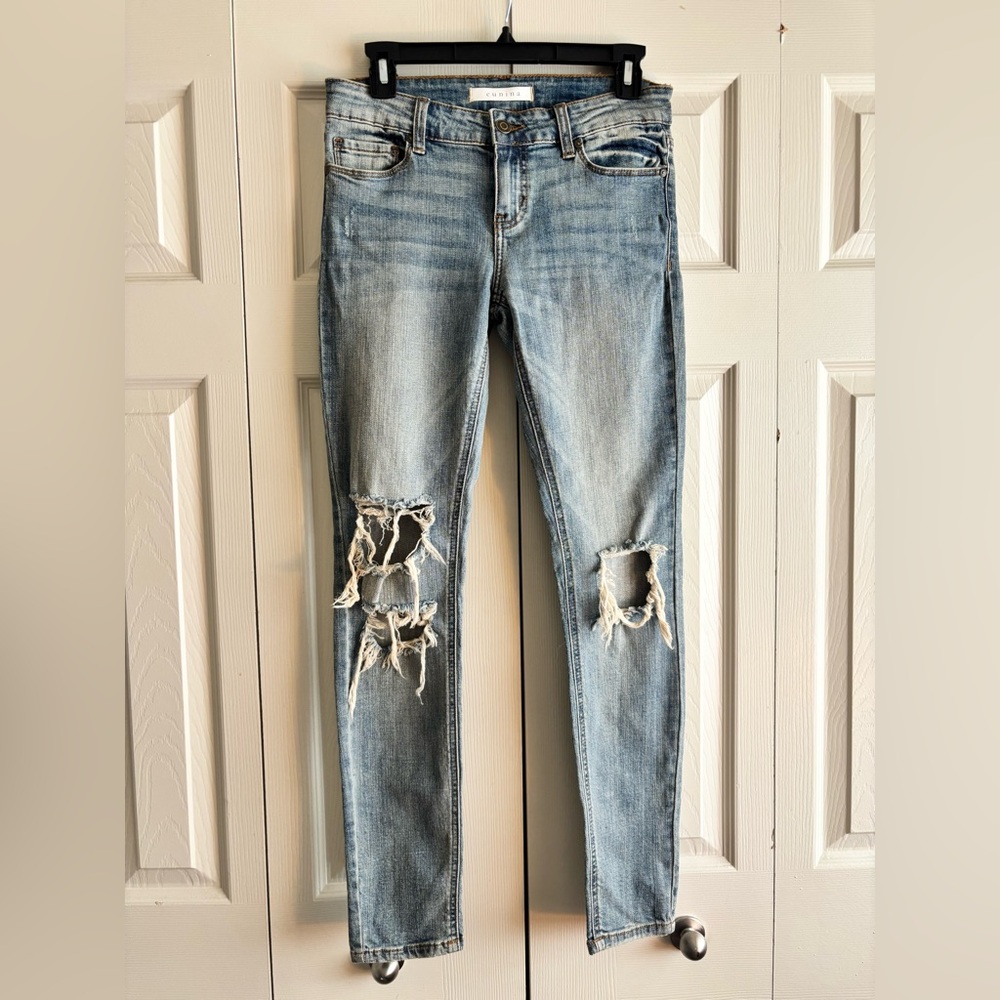 Vintage Eunina Low Rise Skinny Jeans